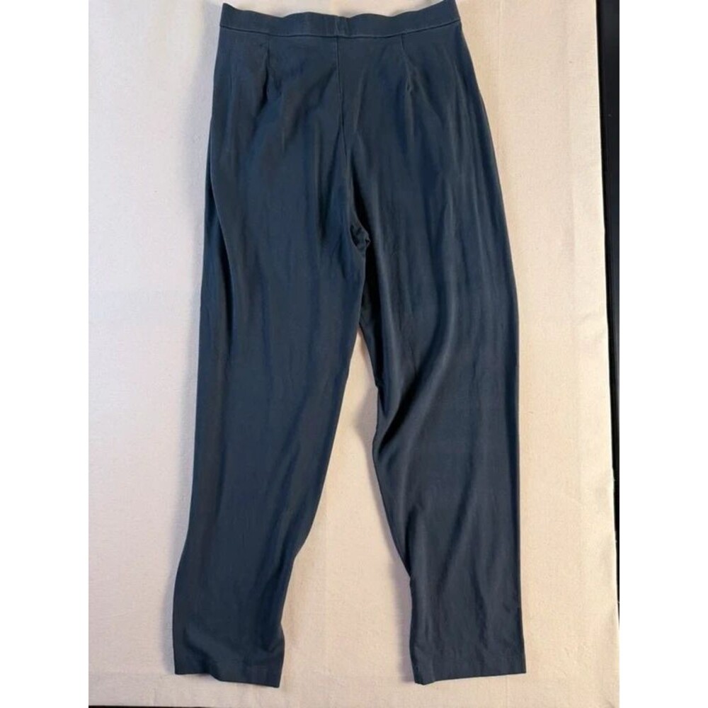 Eileen Fisher Charcoal Grey Tencel Stretch Pull-On Pants Size S